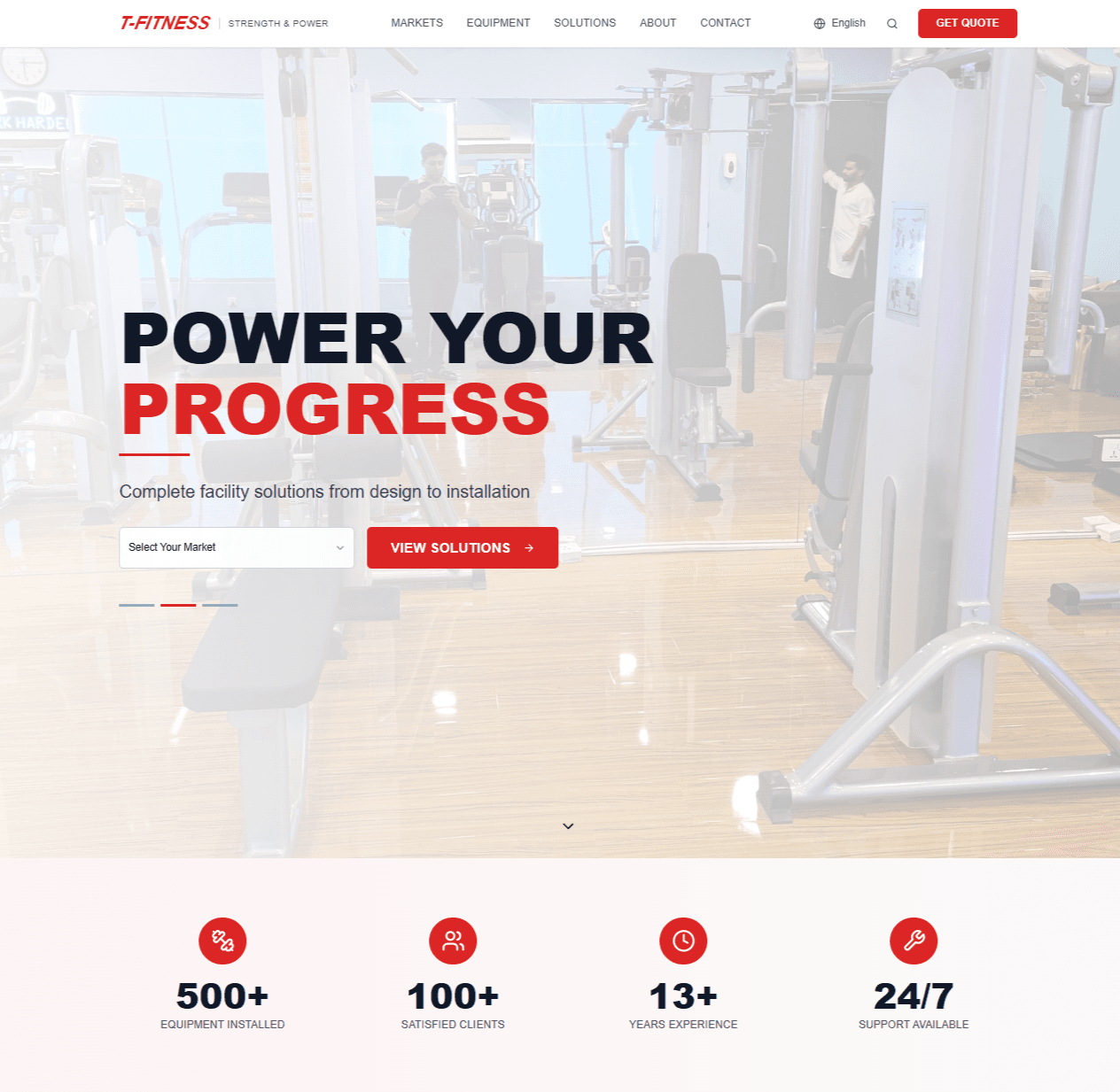 T-Fitness — Brand & Product Website